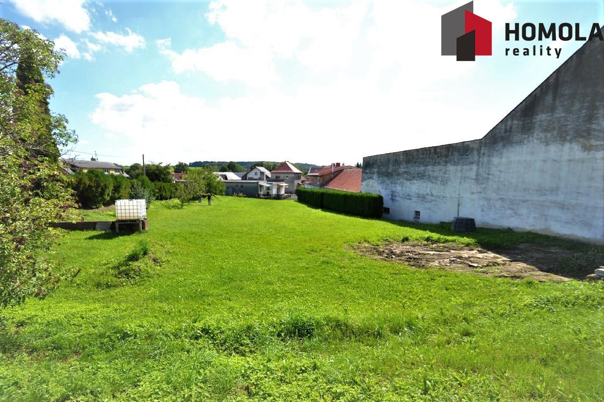 Stabení parcela 1334 m2, v Kobeřicích